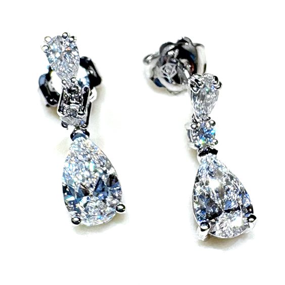 Orecchini X-Diamond Donna Luxury Top in Oro bianco Diamante Lab Grown 2.04 Ct TXDOPU002O4GOBI248 - TXDOPU002O4GOBI248